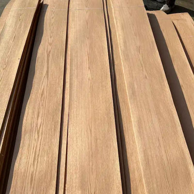 Grain Natural Wood Veneer 0.45mm 0.5 Mm 0.6 Mm Red Oak Sheet Roll